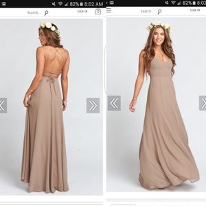 Show Me Your MuMu Godshaw Goddess in Dune Chiffon